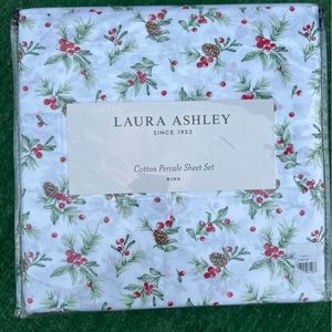 New cotton percale sheet set. KING Size. Christmas design